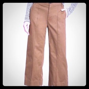 Madewell Emmett Langford wideleg crop high waisted